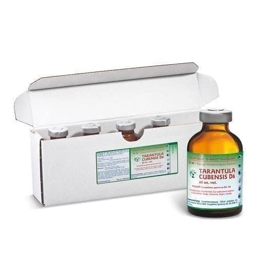 TARANTULA CUBENSIS D 6 solution for injection vet. 5X20 ml UK