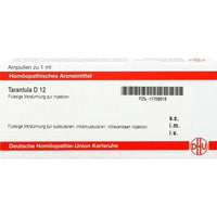 TARANTULA D 12, Tarentula cubensis, gangrene, septicaemia, toxaemia UK