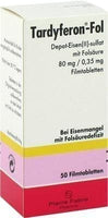 TARDYFERON 80 mg -Fol Depot-Iron (II) 50 pc anemia UK