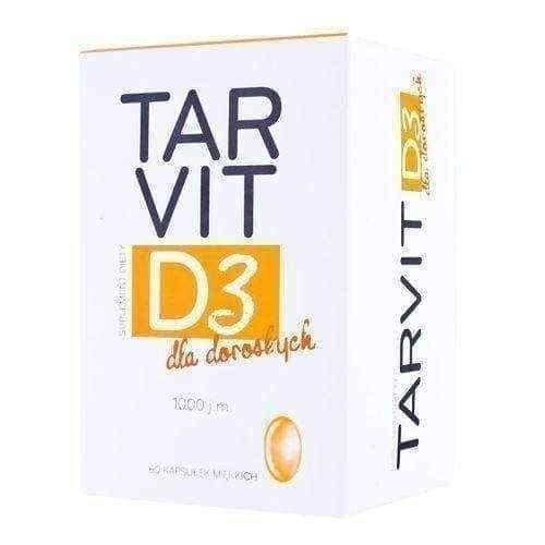 Tarvit D3 Adult x 60 capsules UK