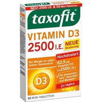 TAXOFIT Vitamin D3 2500 IU tablets UK