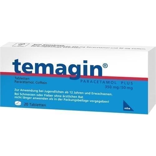 TEMAGIN Paracetamol Plus tablets UK