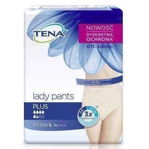 TENA Lady Pants Plus Large x 8 pieces UK