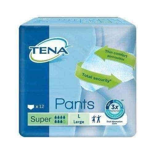 TENA Pants Super Large x 12 pieces UK