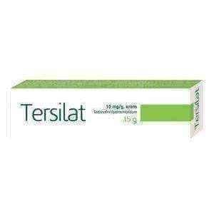 Terbinafine hydrochloride - TERSILAT cream, dandruff and dermal candidiasis UK