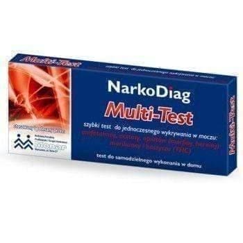 TEST Narkodiag Multi-Test quickly to detect the presence of drugs UK