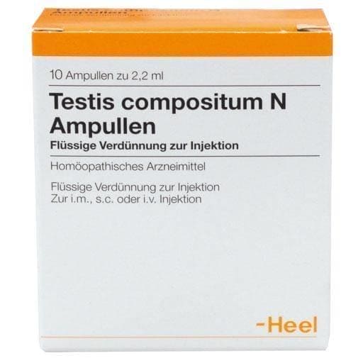 TESTIS COMPOSITUM N ampoules 10 pc impotence, premature ejaculation UK