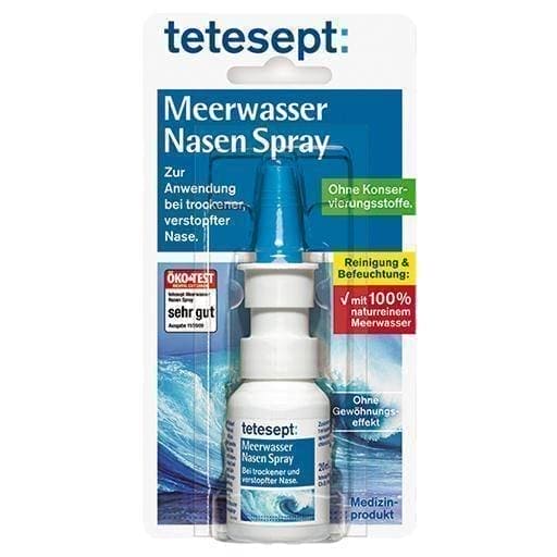 TETESEPT seawater nasal spray 20 ml UK