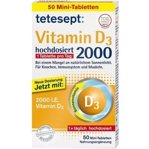 TETESEPT Vitamin D3 2,000 UK
