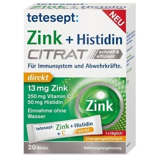 TETESEPT Zinc Citrate, Histidine UK