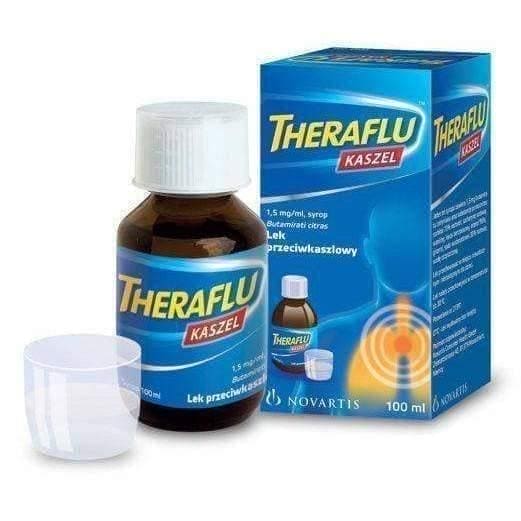 THERAFLU Cough Syrup 100ml antitussive properties Children from aged 3 years old UK
