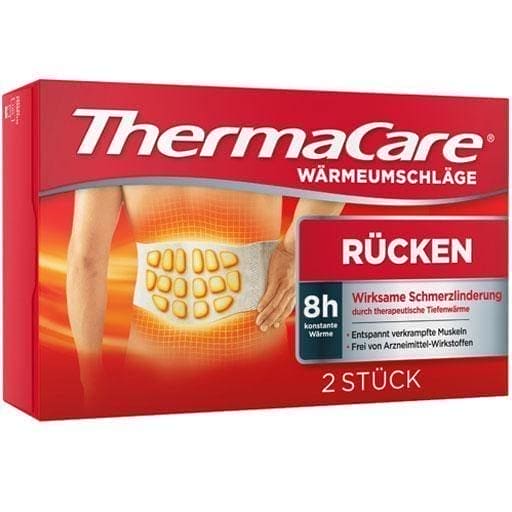 THERMACARE back envelopes S-XL lower back pain 2 pc UK