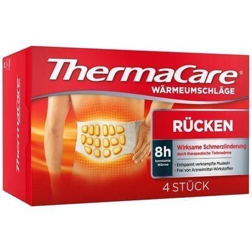 THERMACARE back envelopes S-XL lower back pain 4 pc UK