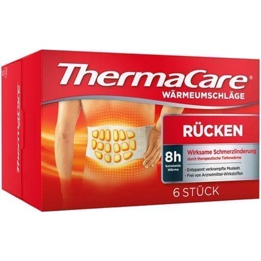 THERMACARE back envelopes S-XL lower back pain 6 pc UK