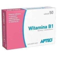 Thiamine supplement APTEO VITAMIN B1 3mg x 50 tablets, vitamin b 1, vit b1 UK