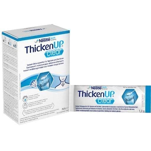 THICKENUP Clear powder 24X1.2 g swallowing disorders UK
