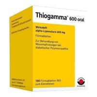 THIOGAMMA 600 oral film-coated tablets 100 pc UK