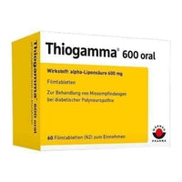 THIOGAMMA 600 oral film-coated tablets 60 pc UK