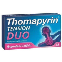 THOMAPYRIN TENSION DUO 400 mg / 100 mg film-coated tablets 18 pc UK