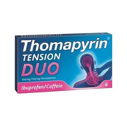 THOMAPYRIN TENSION DUO, caffeine and ibuprofen UK