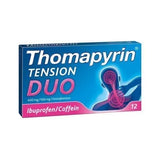 THOMAPYRIN TENSION DUO, caffeine and ibuprofen UK