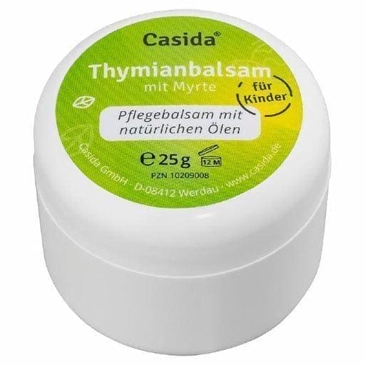 THYME BALSAM with myrtle for children, Beeswax, jojoba wax, shea butter, lanolin UK