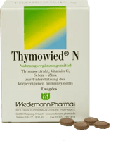 Thymus extract, vitamin C, B6, selenium, zinc, THYMOWIED N Dragees UK