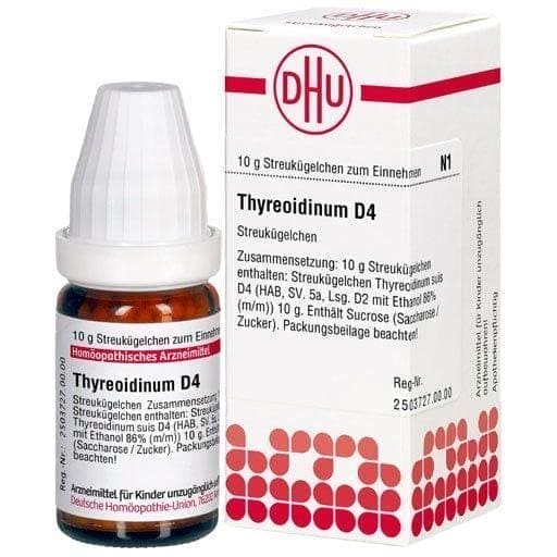 THYREOIDINUM D 4, thyroid treatment, natural thyroid treatment UK