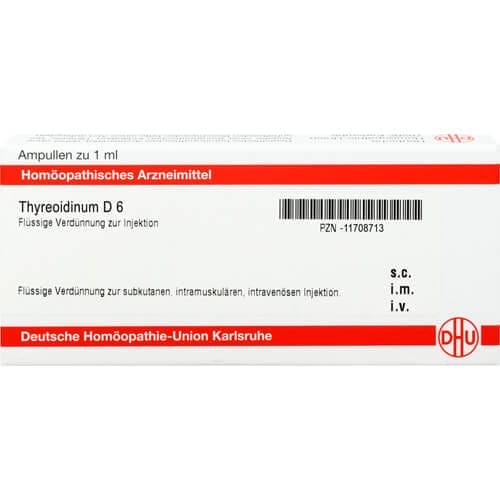 THYREOIDINUM D 6 ampoules UK