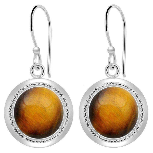 Tiger eye earrings | 8 Carat UK