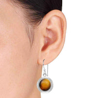 Tiger eye earrings | 8 Carat UK