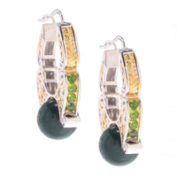 Tiger eye earrings | Chrome UK
