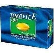 Tokovit E natural 100 x 30 capsules, deficiency of vitamin e, vitamin e capsules, vitamin e supplement UK