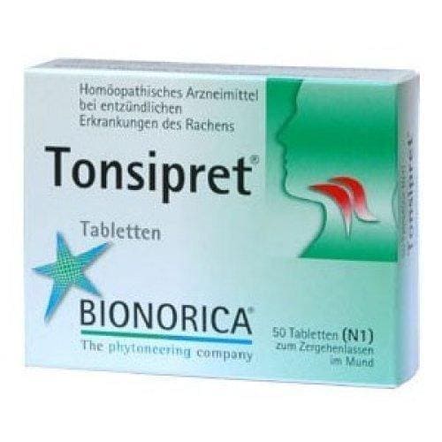 TONZIPRET 50 tablets, TONSIPRET UK