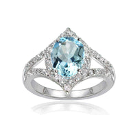 Topaz promise ring UK