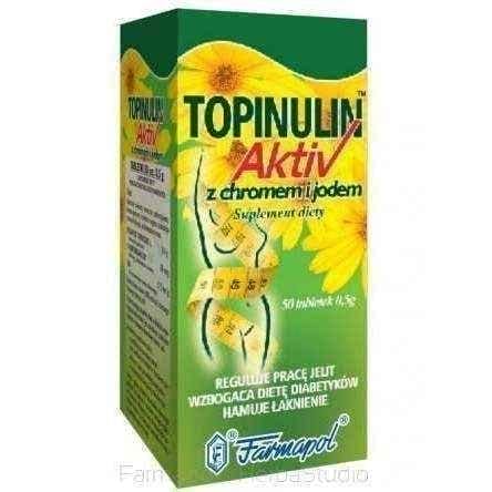 TOPINULIN Aktive x 50 tablets, endocrine diseases, type 2 diabetes UK