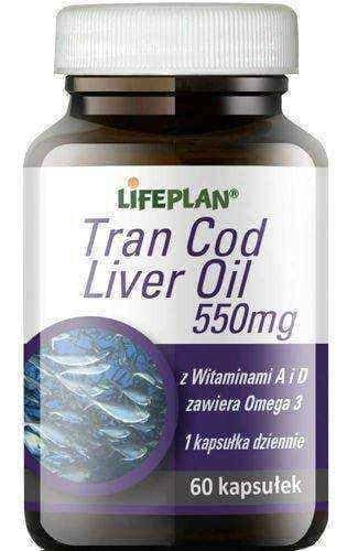 Tran Cod Liver Oil x 60 capsules UK