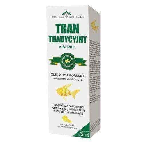 Tran traditional from Iceland 250ml, marine fish oil UK