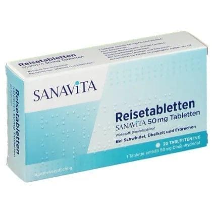 TRAVEL sickness TABLETS dimenhydrinate prevent treat nausea