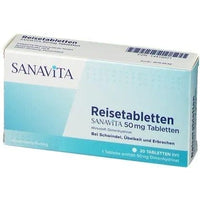 TRAVEL sickness TABLETS, dimenhydrinate, prevent, treat nausea, vomiting, antihistamine UK