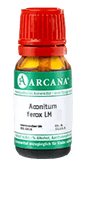 Treat treatment resistant anxiety, treating fear of holes, ACONITUM FEROX LM 1 Dilution UK