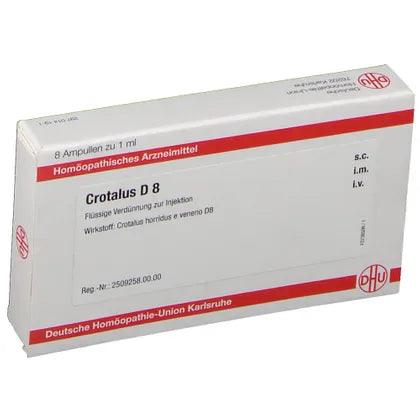 Treating depression, constipation, testicle atrophy, CROTALUS D 8 ampoules UK