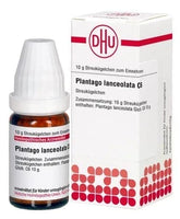 Treating pulmonary disorders, PLANTAGO LANCEOLATA C 6 globules UK