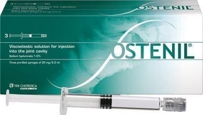 Treatment for osteoarthritis OSTENIL 20 mg pre-filled syringe 3X2 ml UK