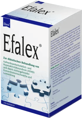 Treatment of attention deficit disorder (ADHD), EFALEX capsules UK