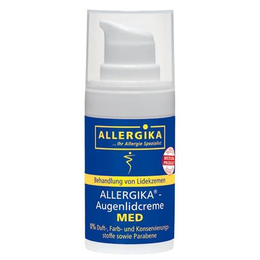 Treatment of eyelid eczema, ALLERGIKA eyelid cream MED UK