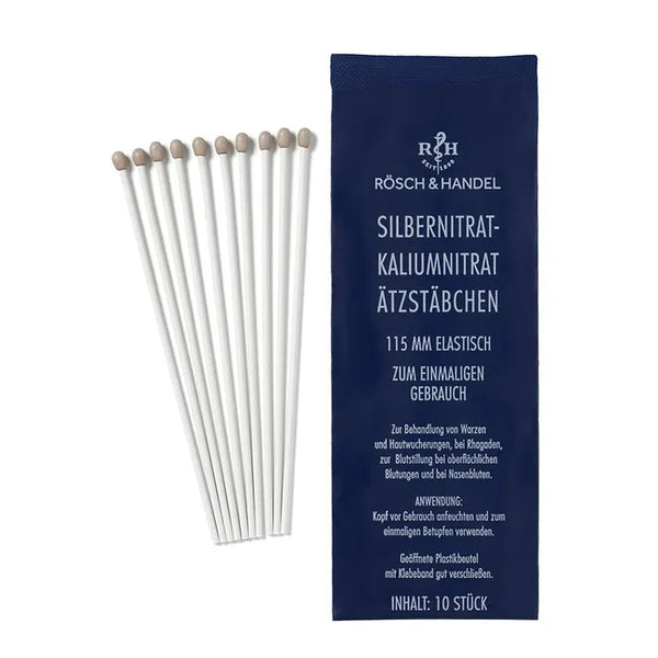 treatment of warts and skin growths, for rhododendrons Silver nitrate-potassium nitrate etching sticks