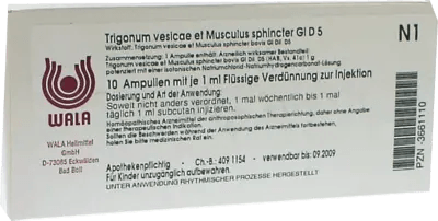 Trigonum vesicae and sphincter muscle GL D 5 UK