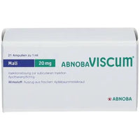 Tumor diseases, mistletoe, ABNOBAVISCUM Mali 20 mg ampoules UK
