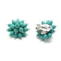 Turquoise clip on earrings UK